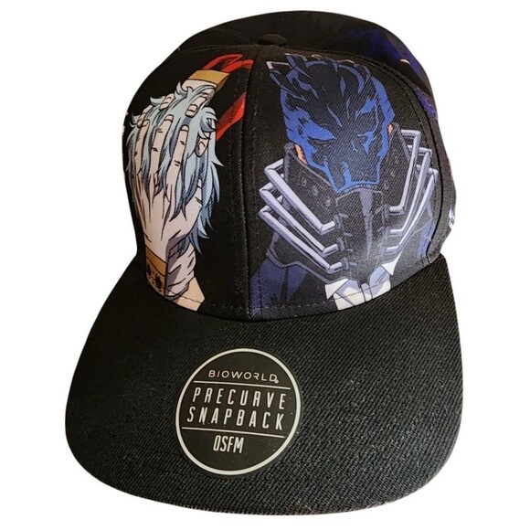 Snap-Back Other - Bioworld Anime League Of Villains Precurve Snapback Hat My hero Academia